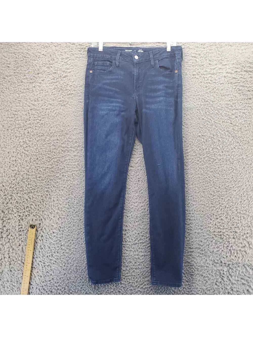 Old Navy Jeans Womens Size 8 Blue Rockstar Super Skinny Stretch Mid-Rise